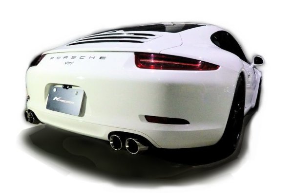 画像1: [Porsche ポルシェ 991カレラ マフラー]  ファーストキャタバック F1サウンド バルブトロニック エキゾーストシステム